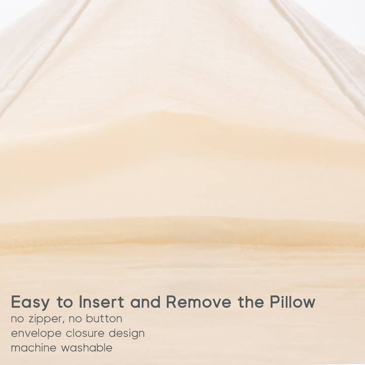 Barooga - Wholesale Bedding Pillowcase/Sham - Kids & Baby - Toddler Muslin Pillowcase, 14"x19", 2 Pack2