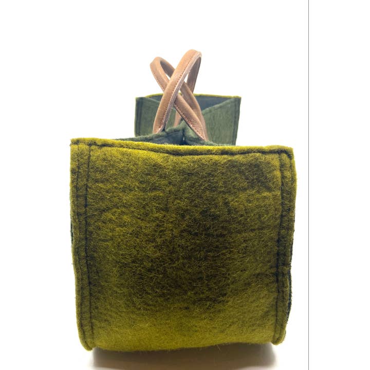 Fibres of Life - Wool & Felt - Wholesale Tote Bag - Women's - The Grab-&-Go Carry All | Felt Wool Tote Bag | Soft Yarn Bag37