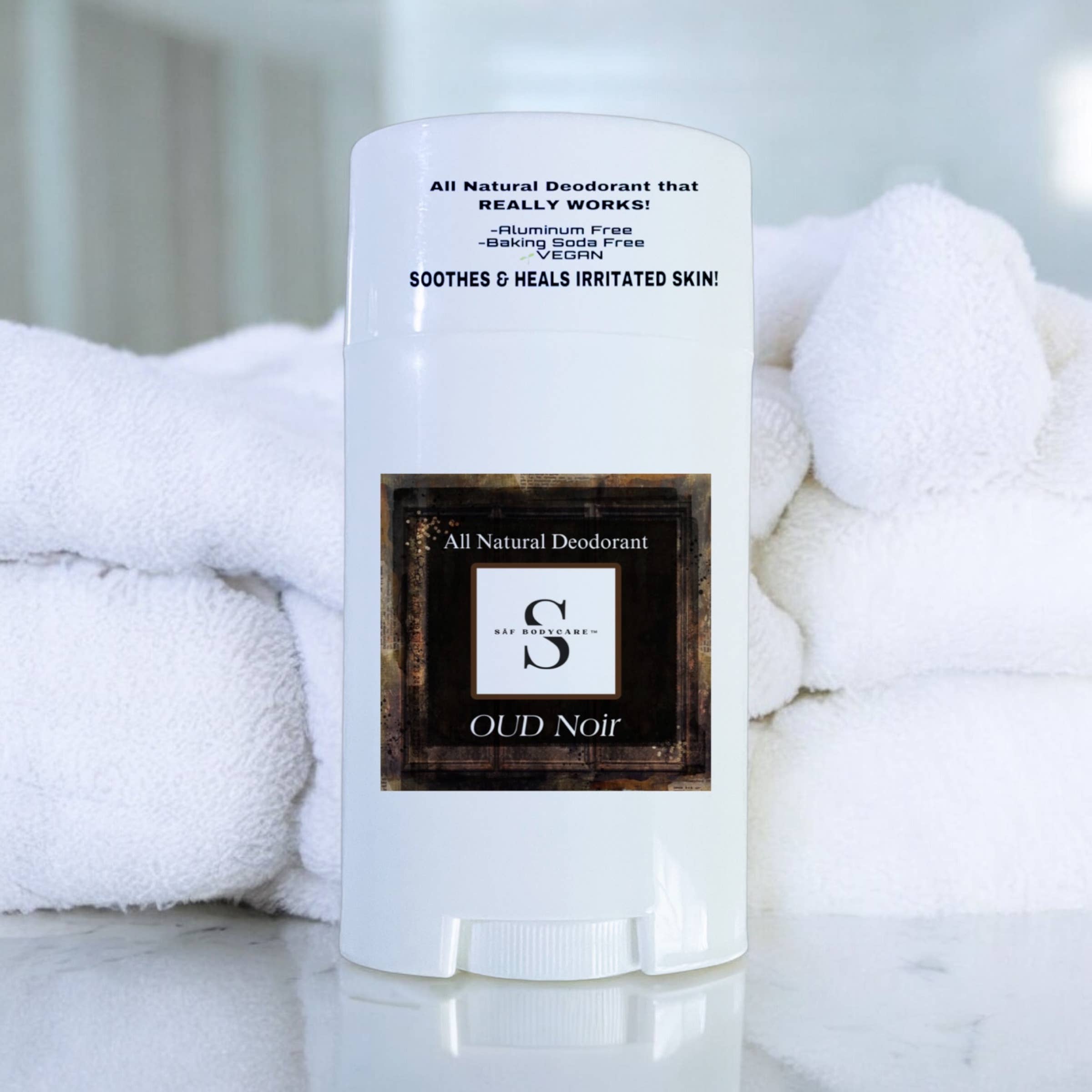 SĀF Body Care - Wholesale Deodorant - Unisex - Oud Noir Natural Deodorant, Aluminum Free, Vegan 7