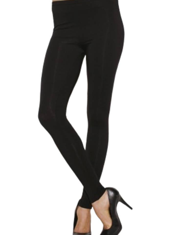 Leggins negros opacos para mujer TREGGINS para venta al por mayor de Sokisahtel I BestSockDrawer