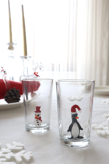 Adamodart - Wholesale Shot Glass - Christmas barware shot glass, holiday glassware, santa, noel0