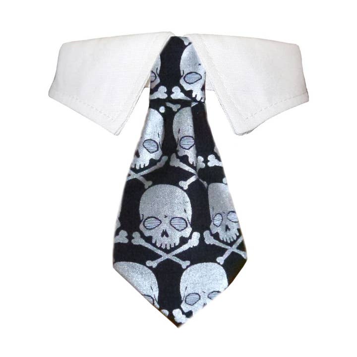 Pooch Outfitters - Wholesale Pet Collar - Dog - Crossbones Shirt Collar0