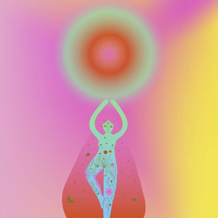 Eva Boch – wholesale Art print – Colorful Intuition Power Art Print, Wall Art Print, Poster, Illustration