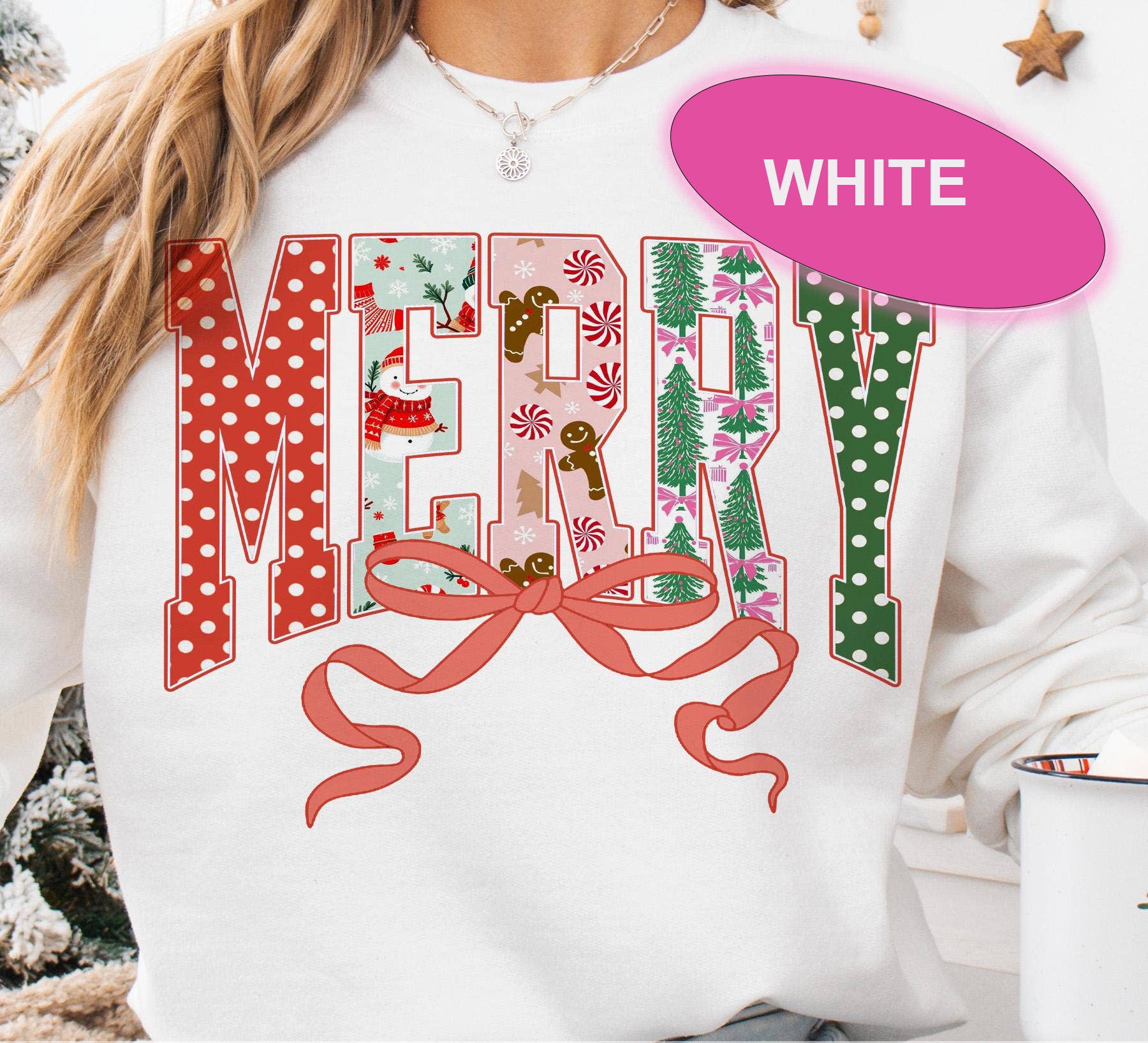 Glaime – wholesale T-shirt (graphic) – women's –  Comfort Colors Coquette Christmas Shirt, Merry Xmas Shirt1