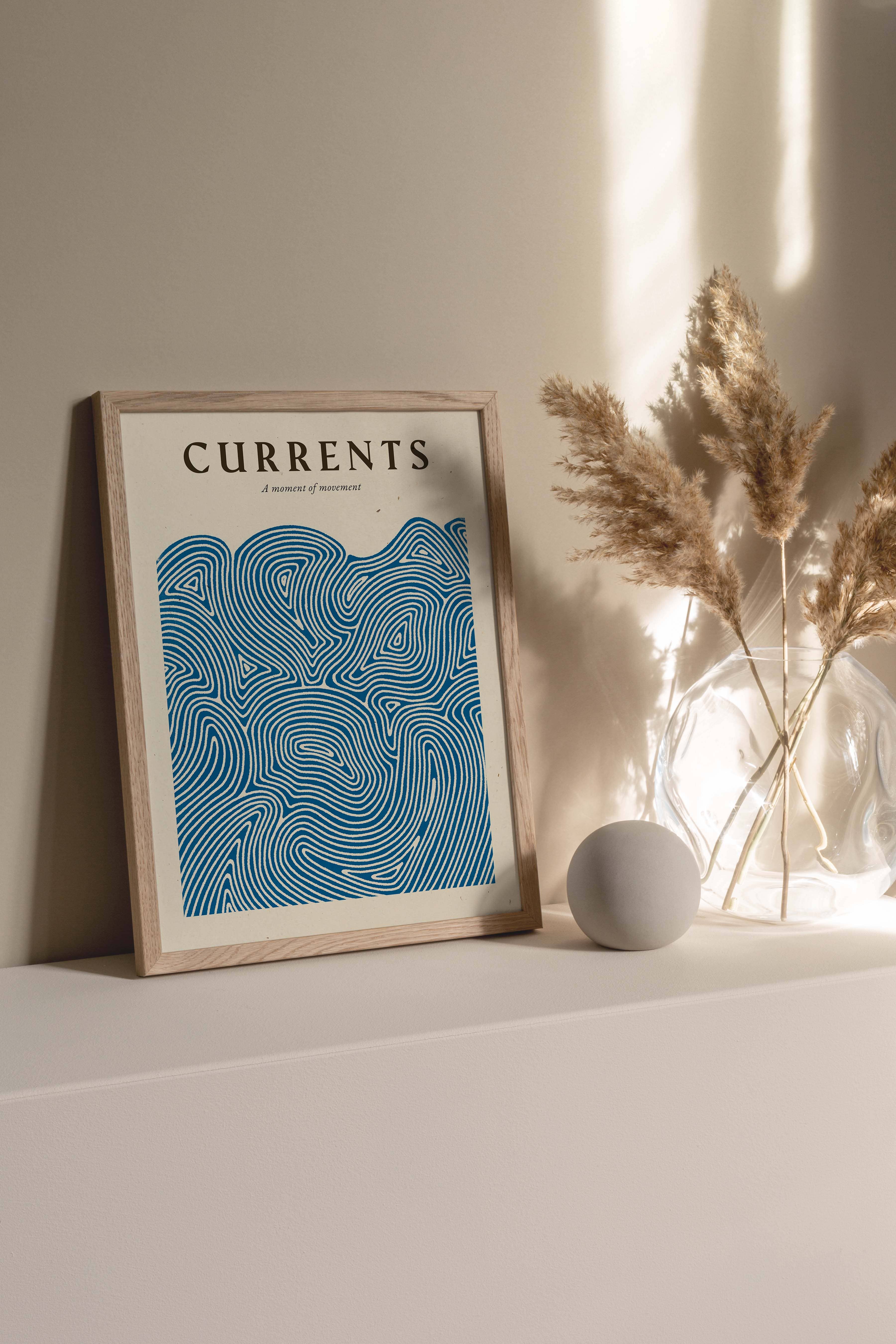 Mid Tide Design - Wholesale Art Print - Currents | Ocean Art Print2