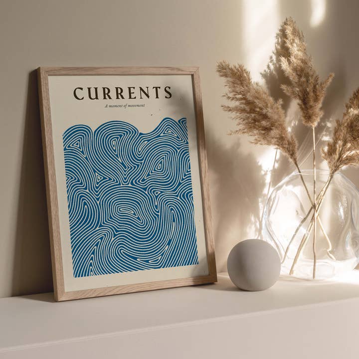 Mid Tide Design - Wholesale Art Print - Currents | Ocean Art Print2