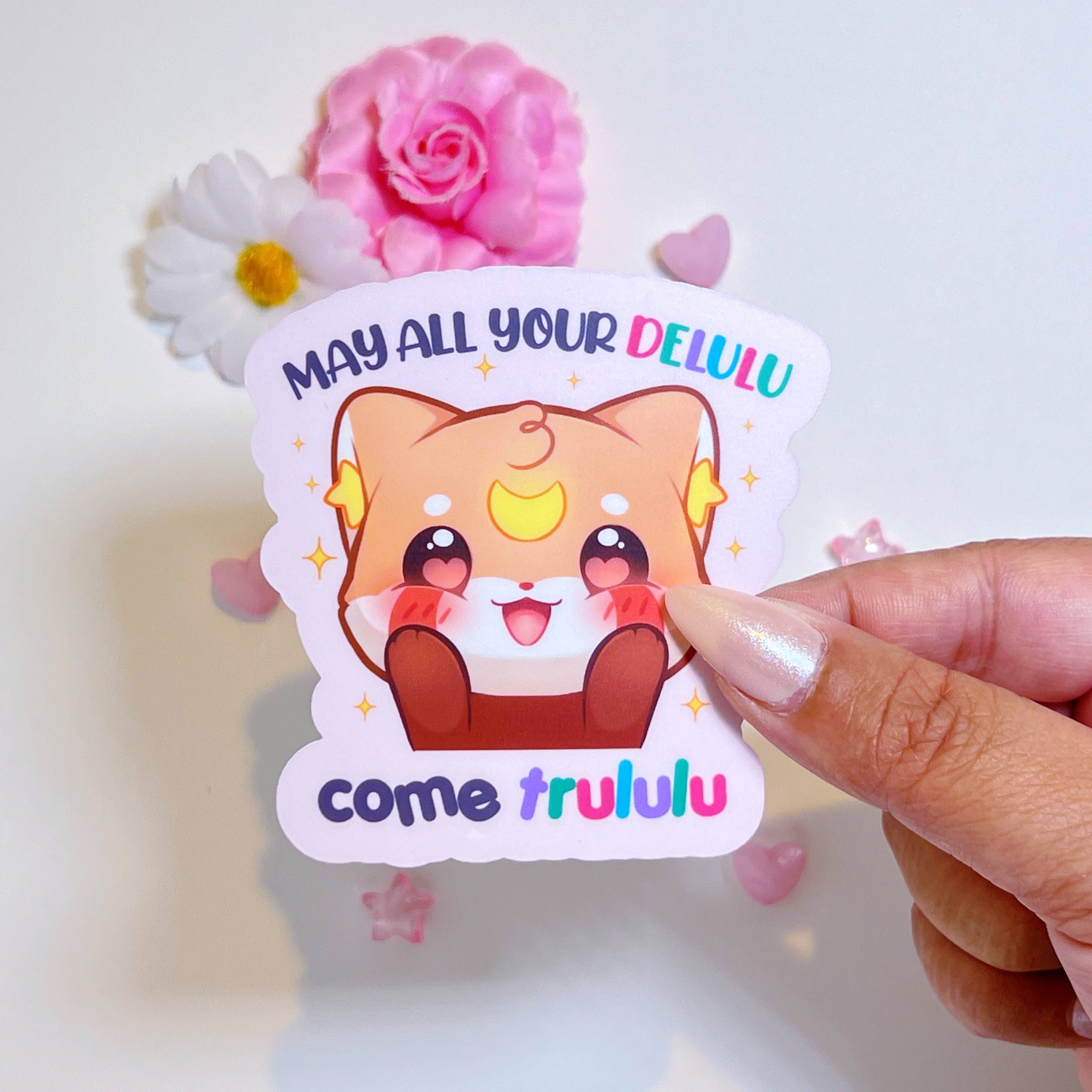 MaeMunchiesCo - Wholesale Sticker - Delulu Sticker