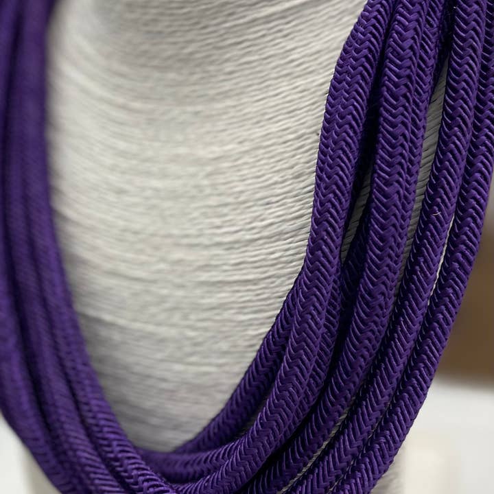 TWO FORTY TWO - Wholesale Woven Necklace - Slub 8-Strand Necklace (purple)