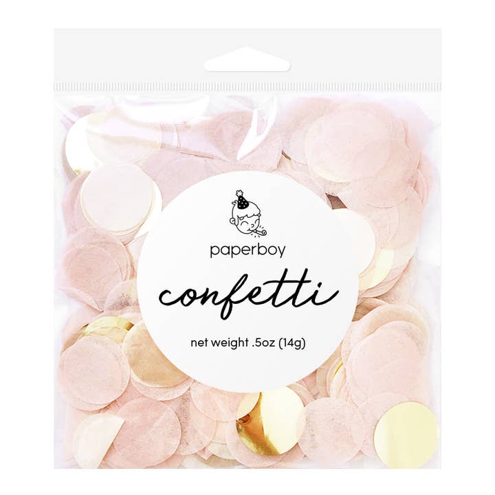 Confetti - Blush & Or pour la vente par Paperboy