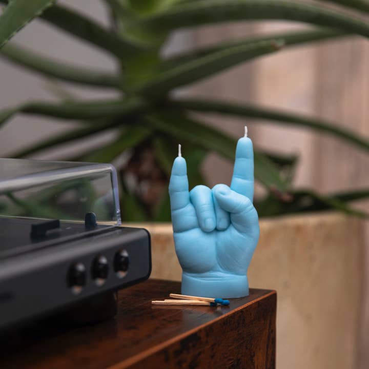 CandleHand (Free Duties for US) - Wholesale Novelty Candle - You Rock Candle - baby hand gesture candle - soy wax blend3