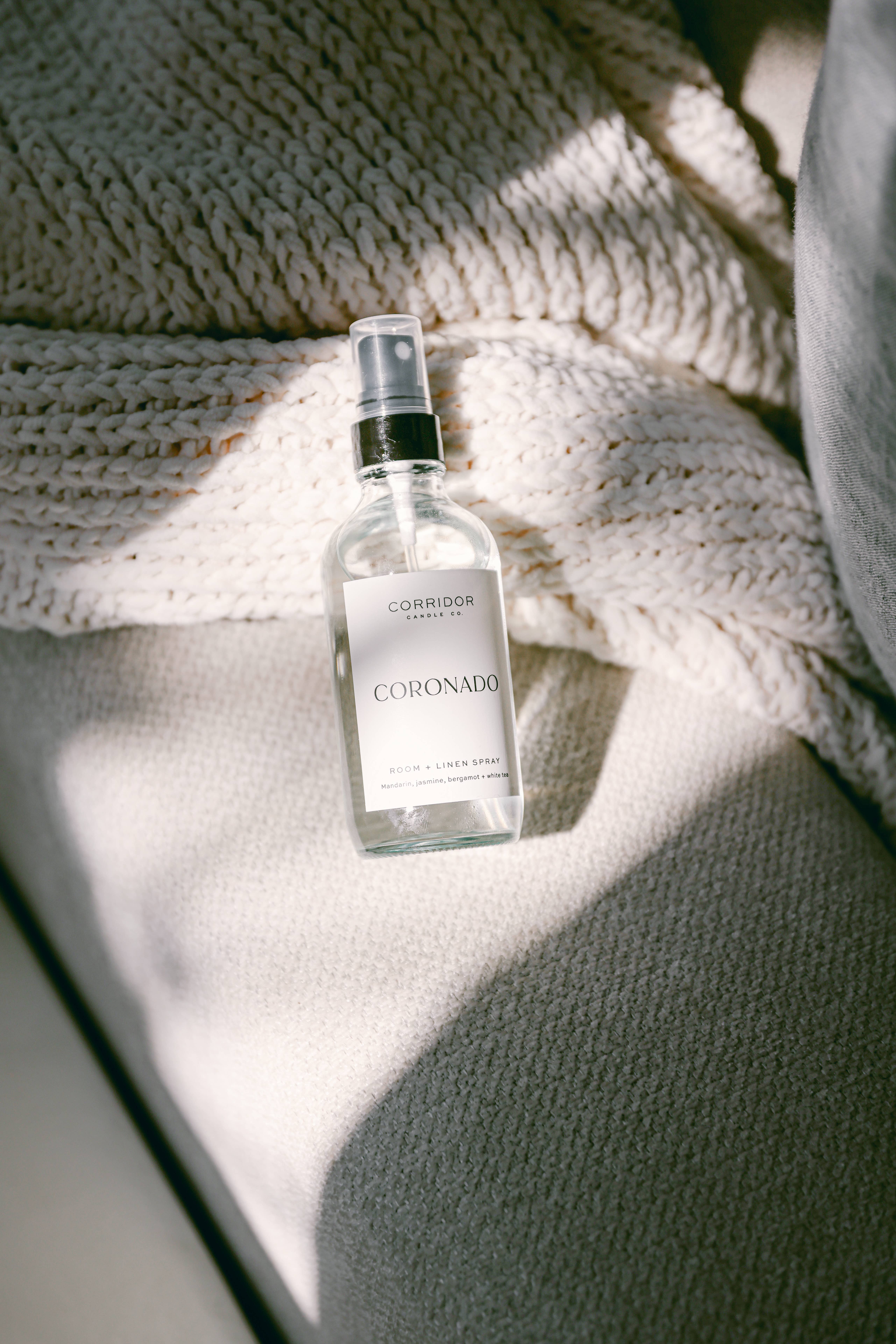 Corridor Candle Co. - Wholesale Room & Linen Spray - Coronado Room + Linen Spray1