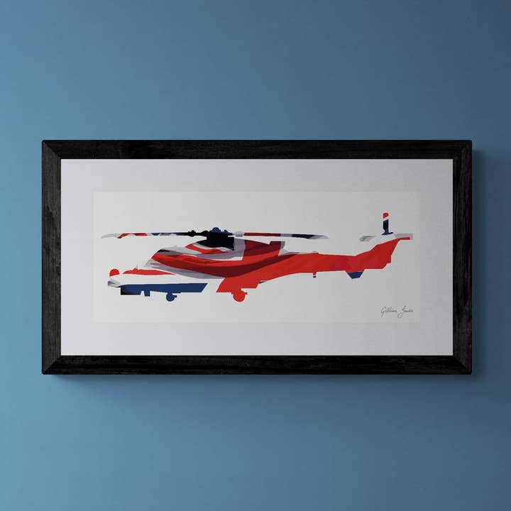 Wildcat Union Flag Print for wholesale by Gillian Jones Designs