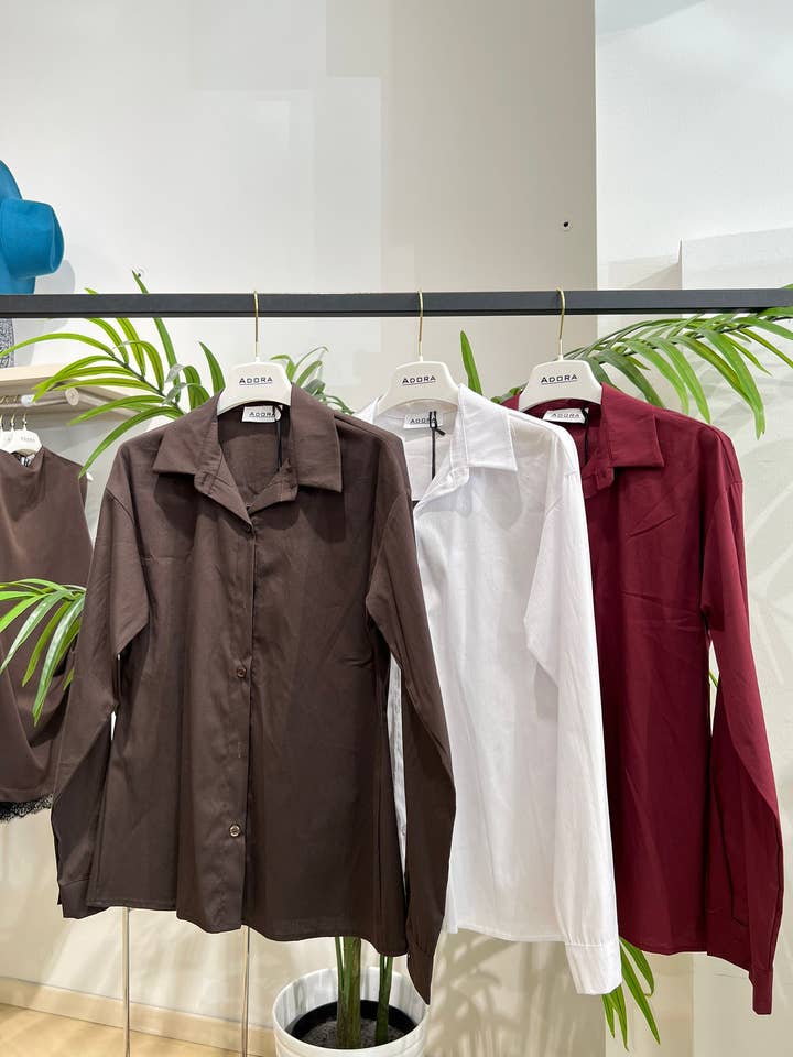 ADORA - Wholesale Button Down Shirt - Women's - Basic shirt0