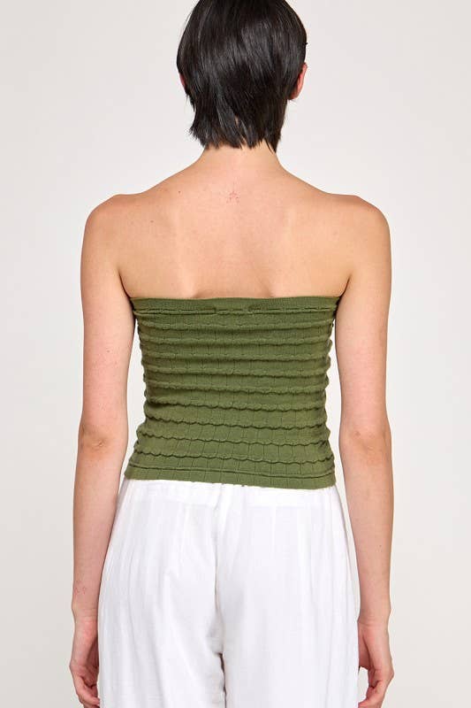 Miss Love - Wholesale Knit Top - Women's - Twist Front Sweater Tube Top74