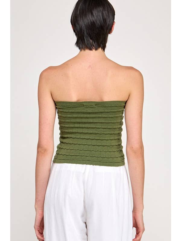 Miss Love - Wholesale Knit Top - Women's - Twist Front Sweater Tube Top74