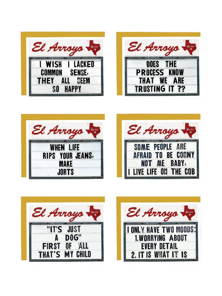 Greeting Cards - Pre-Pack FUNNY for wholesale by El Arroyo