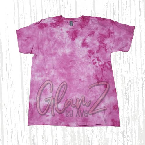 Pink Tie Dye Shirt for wholesale by GlamZbyAva