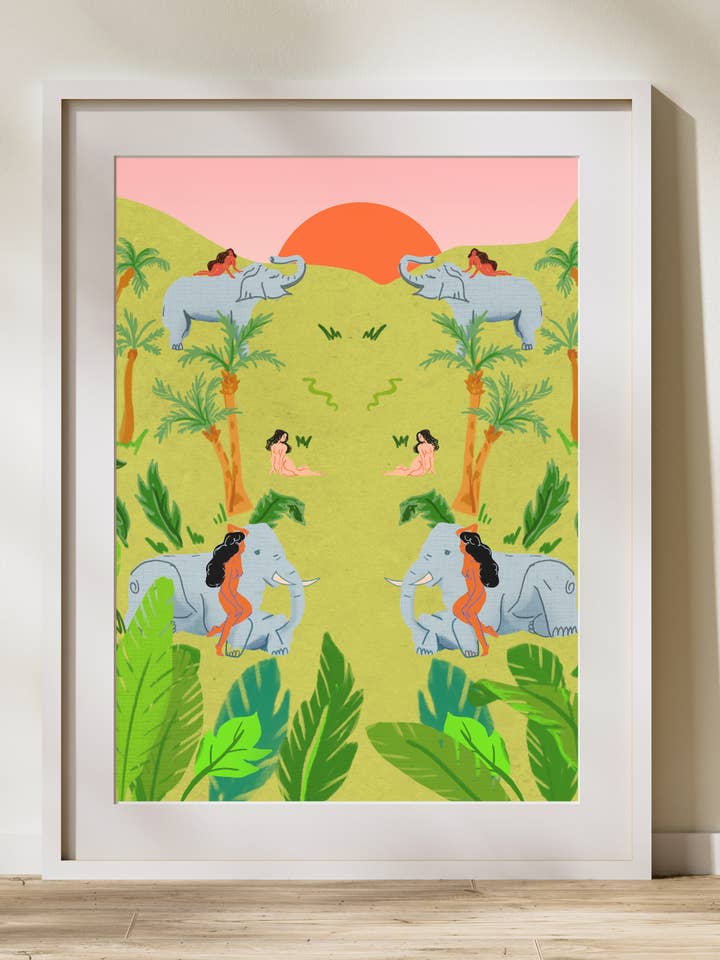 Grazing Safari Sunset for wholesale by River in Paradise