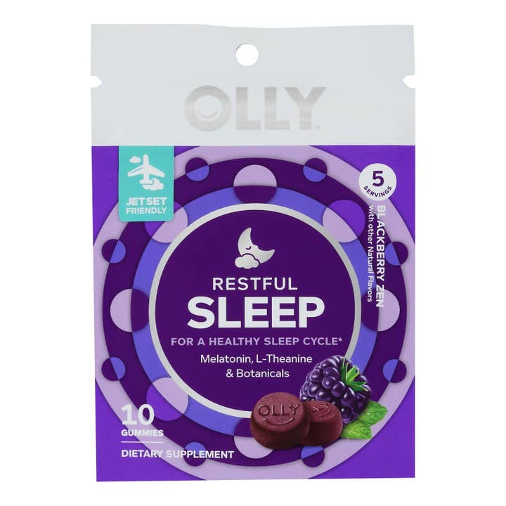 Ware Spark - Wholesale Oral Supplement/Vitamin - Olly - Sleep Blkbry Zen Gummie - Case Of 24-10 Ct