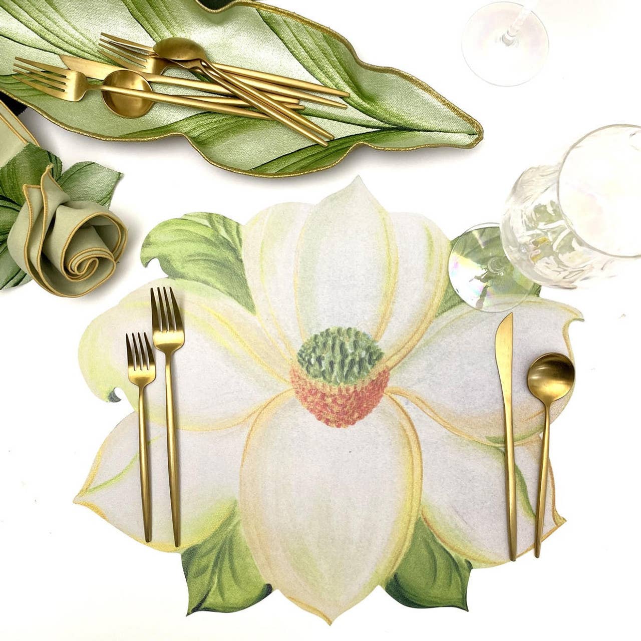 Carole Shiber Designs - Wholesale Placemat - Magnolia Placemat2