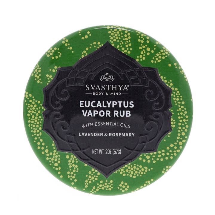 Svasthya Body & Mind - Wholesale Healing Salve/Balm/Cream - Eucalyptus Vapor Rub