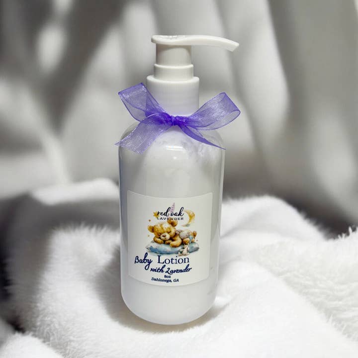Gentle Baby Lotion w/Lavender for wholesale by Red Oak Lavender Farm LLC
