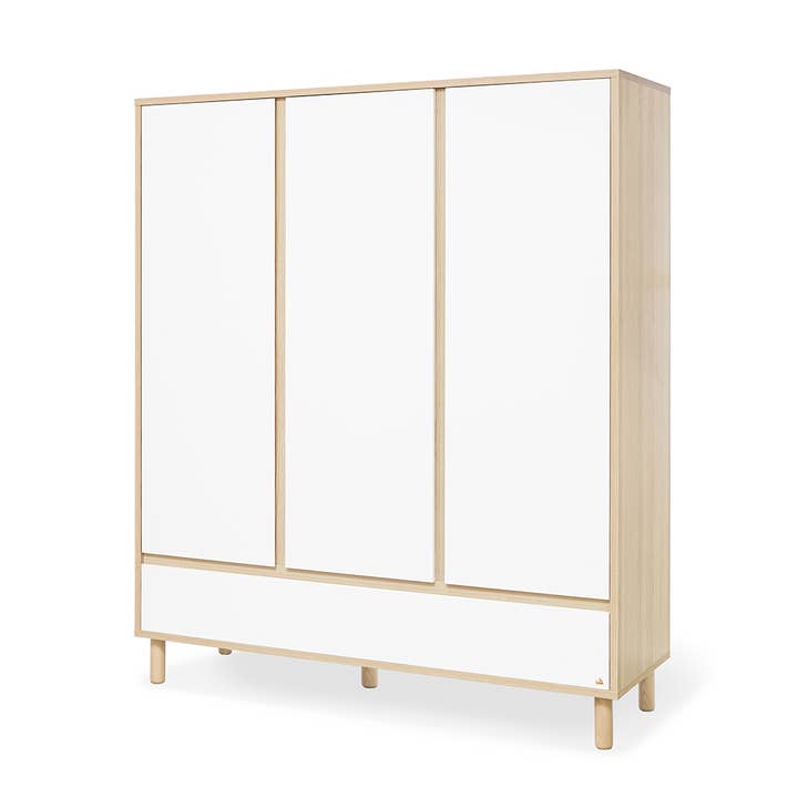 Armadio grande 'Flow' con 2 ante e 5 ripiani regolabili in altezza per la vendita all'ingrosso da parte di Pinolino Kinderträume GmbH