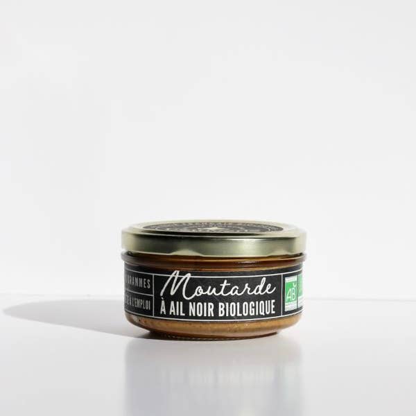 Organic Black Garlic Mustard for wholesale by L'étuverie