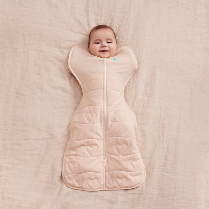 SWADDLE UP™ Extra Warm Sleep Sack- Cotton 3.5 TOG - Heart for wholesale by Love to Dream