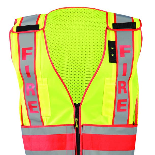 Vest, Deluxe, DOR Public Safety "Fire", Class 2 for wholesale by Hyperkewl / Miracool Occunomix