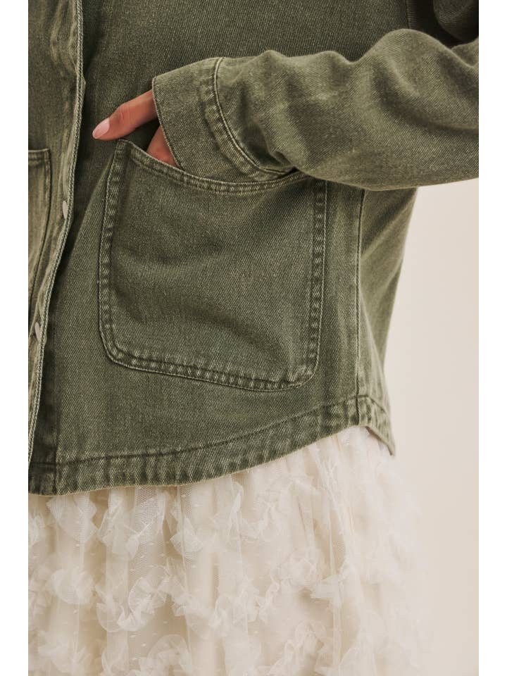 in february - Wholesale Jacket - Women's - ONE OF A KIND WASHED COTTON TWILL UTILITY OVERSIZED JACKET21