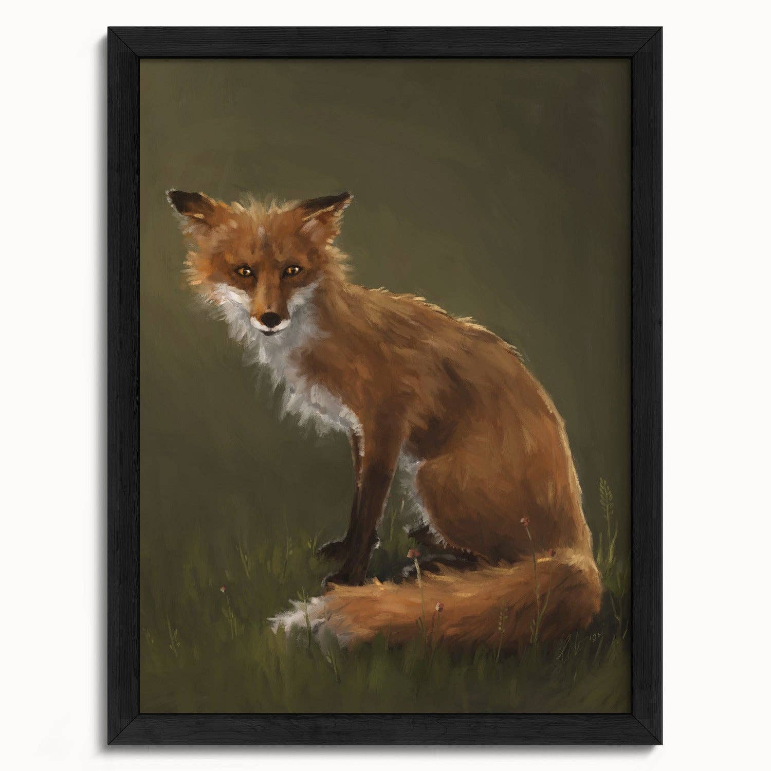 The Ugly Cat Studio - Wholesale Art Print - Forest Fox Oil Painting rt Print14