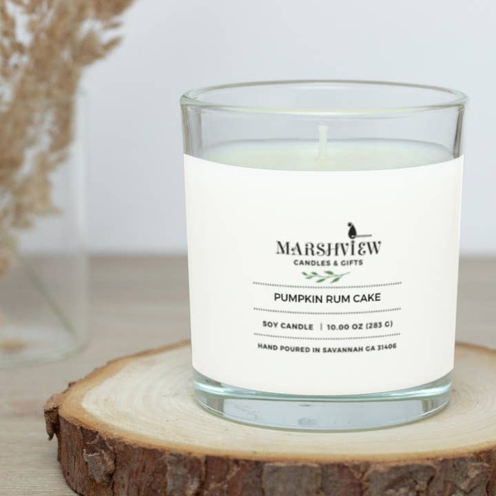 Vela perfumada de cera de soja con aroma a pastel de para venta al por mayor de Marsh View Candles & Gifts