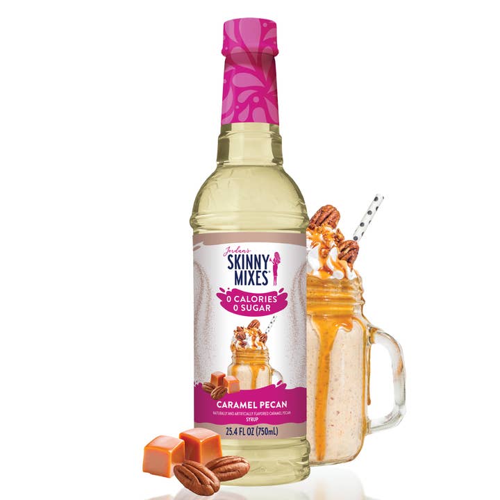 Jordan's Skinny Mixes - Wholesale Flavored Syrup - Sugar Free Caramel Pecan Syrup