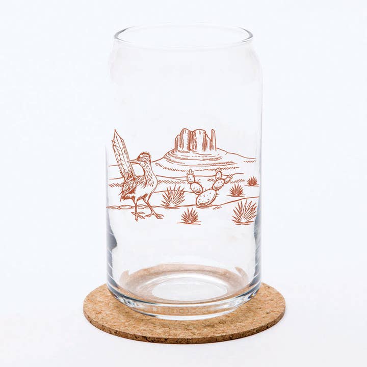 Counter Couture - Wholesale Drinking Glass/Cup - Desert Beer Can Glass – 16 oz Iced Coffee Glass Cup1