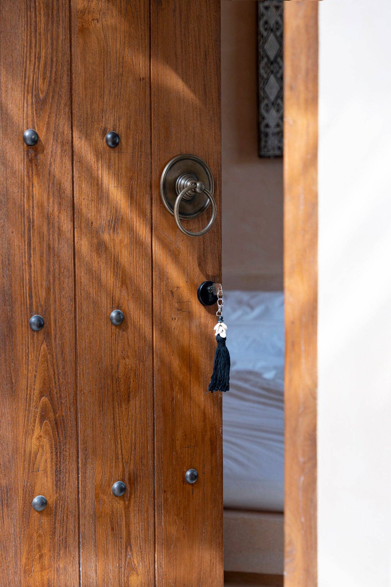 Bazar Bizar Living - Vente Porte-clés – unisexe - Porte-clés Sumbawa - Noir et marron3