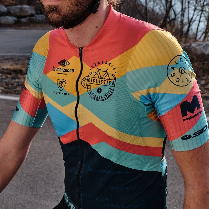 Camisola SGT de manga curta por atacado de Sartoria Ciclistica