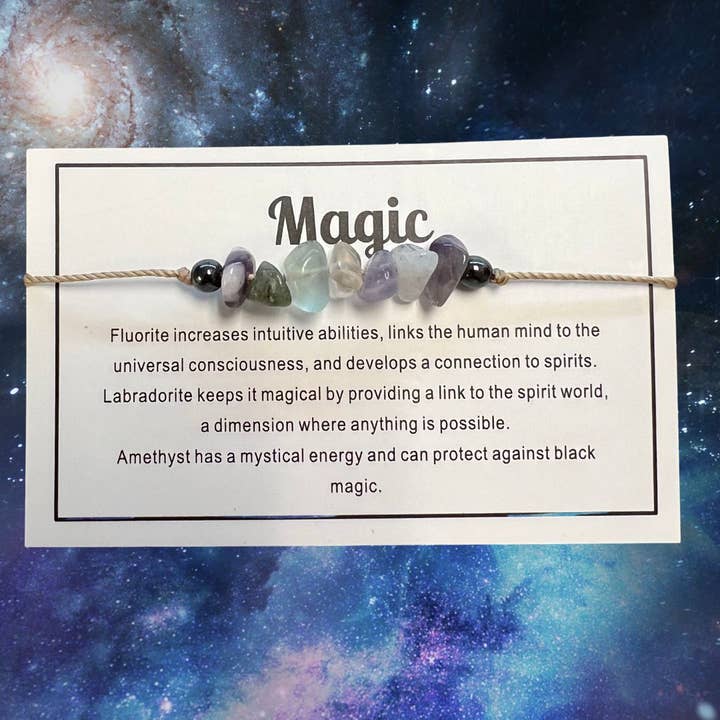 Energy Mantra Bracelets - Magic - 6 Pcs for wholesale by Gypsy Soul