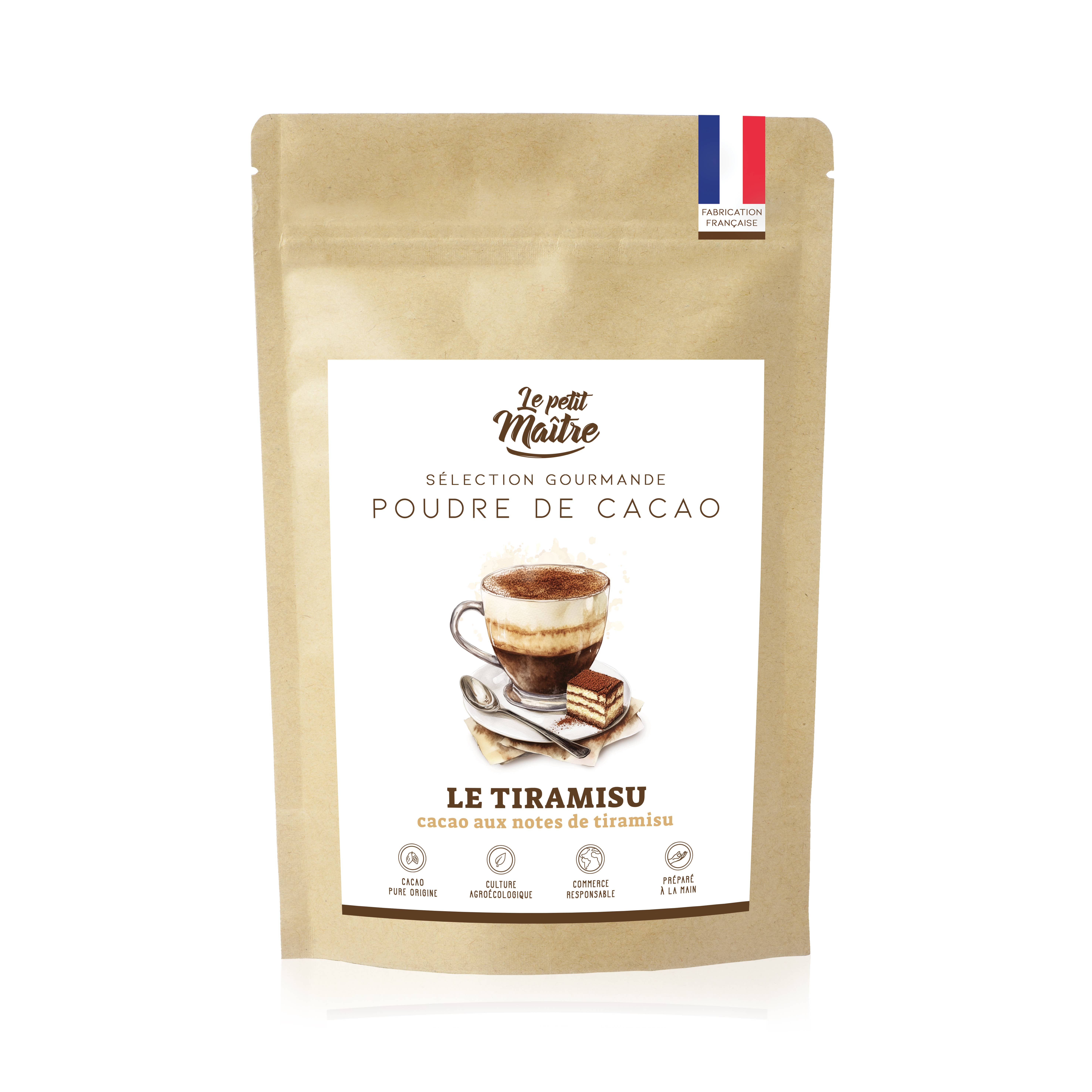 Le petit maître - Venta al por mayor Preparado de chocolate caliente - Cacao en polvo sabor tiramisú0