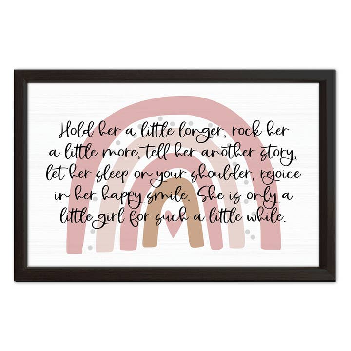 Hold Her A Little Longer | Wood Sign for wholesale by Pinetree Innovations Canada