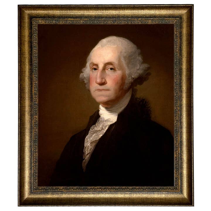 Madison Bay Co. - Historical Home Decor Reproductions – wholesale Konsttryck – George Washington av Gilbert Stuart Vintage Målning Tryck10