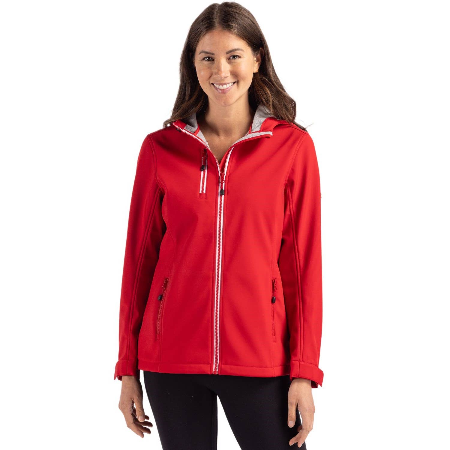 Cutter & Buck - Wholesale Jacket - Women's - Clique Telemark Eco Stretch Full Zip Womens Hooded Jacket2