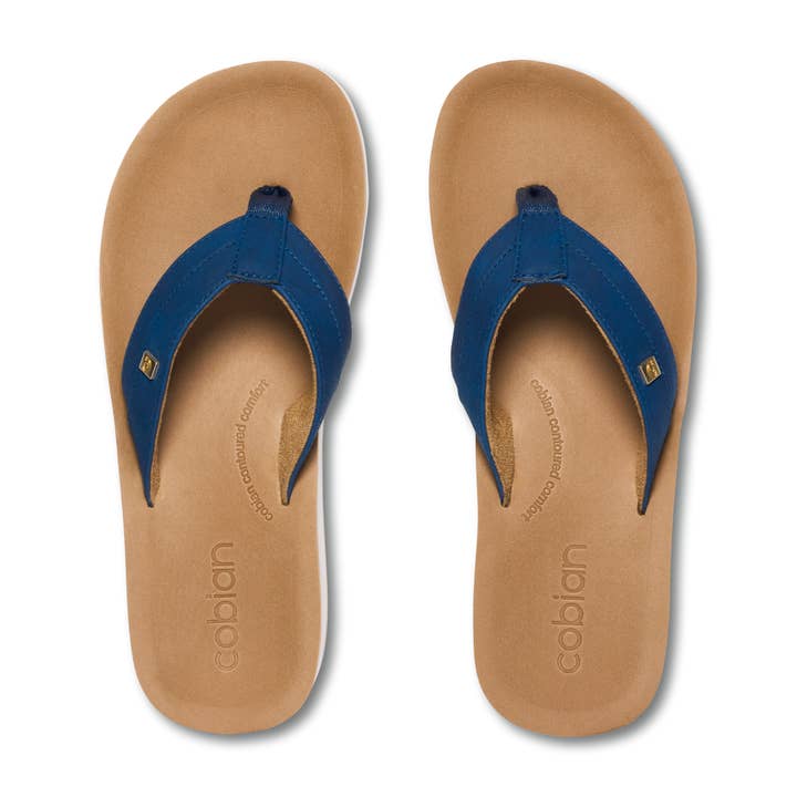 Cobian USA - Wholesale Sandals - Women's - Reya Riseâ„¢ - Navy mid height fashion wedge sandal with fully contoured, anatomical footbed to relieve pressure and promote relaxation