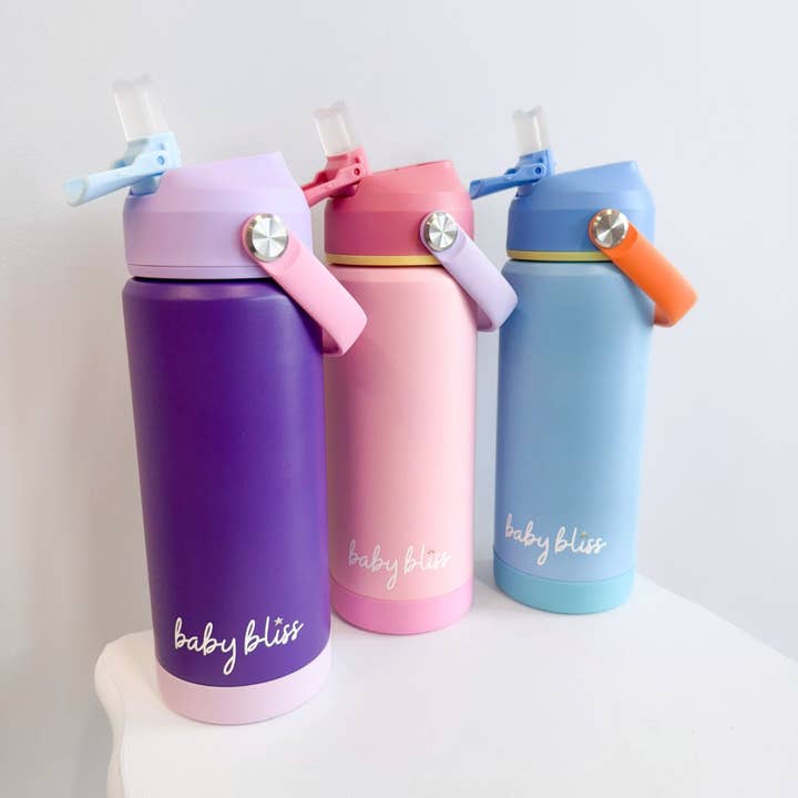 Kids Insulated Water Bottle - Pink Sherbet for wholesale on Faire1