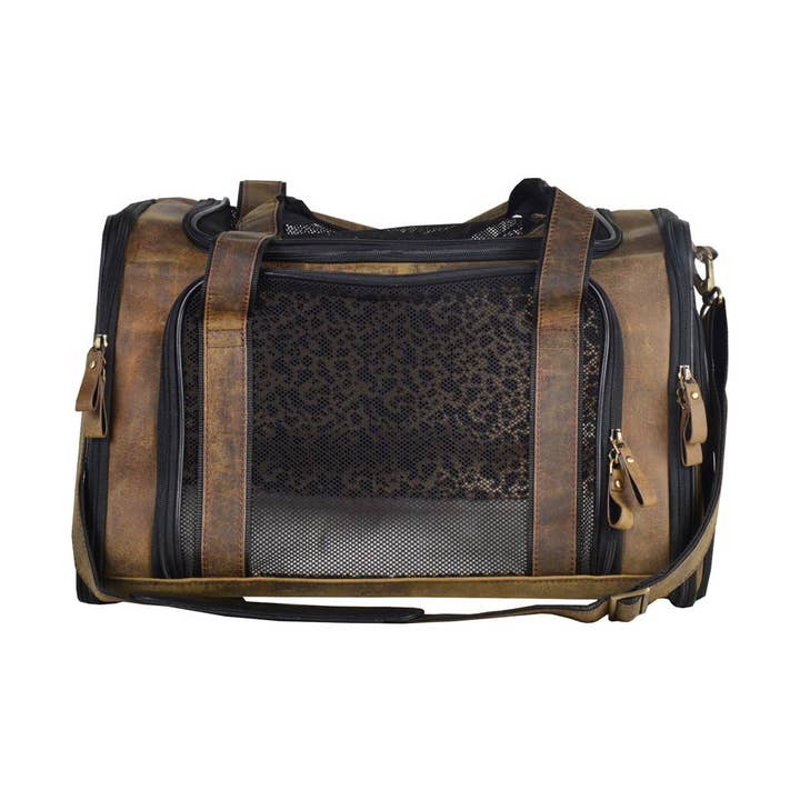 Odin Leather Dog Bag for wholesale by Myra Bag