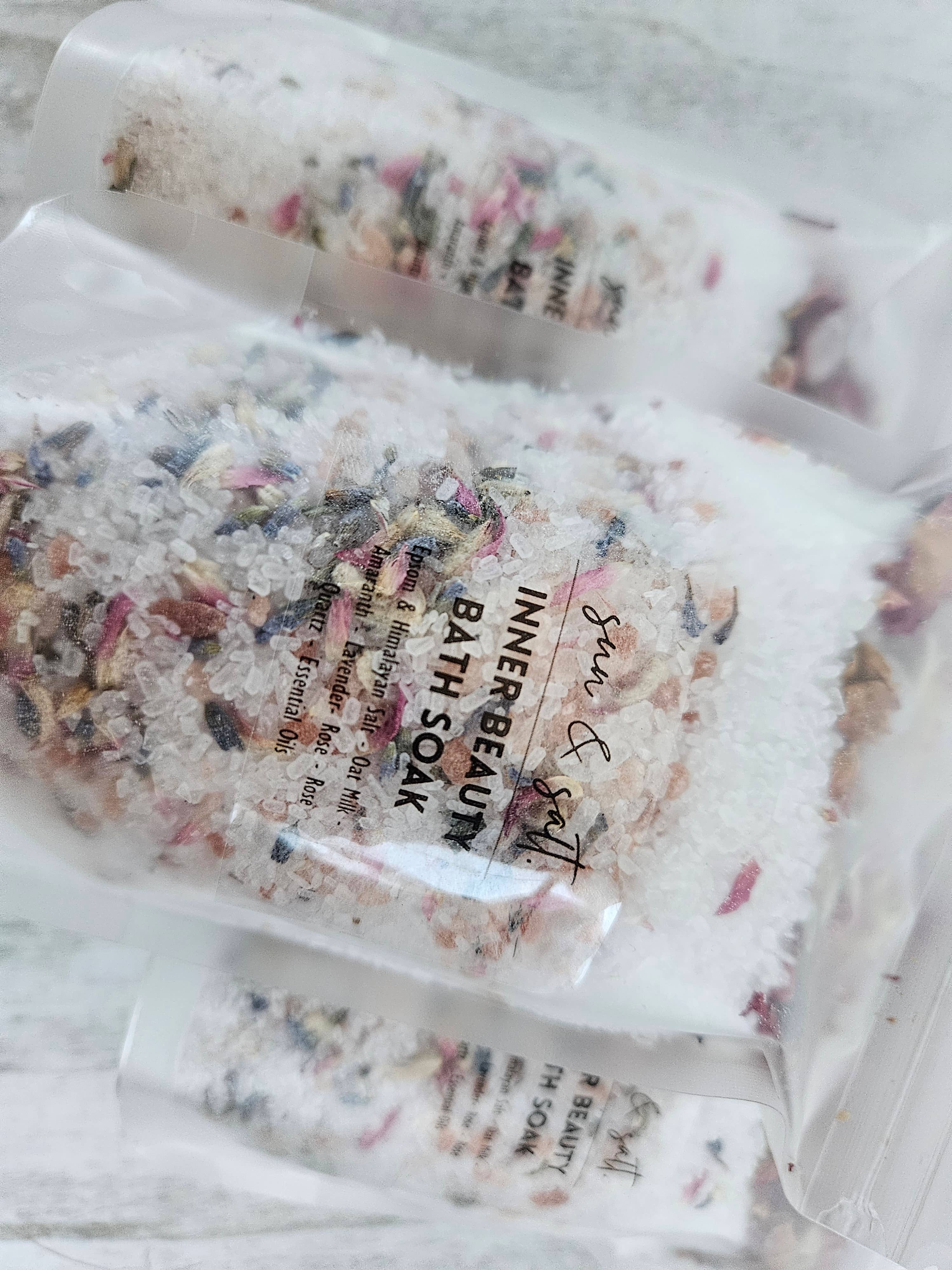 Lux&Lou - Wholesale Bath Soak/Milk - Inner Beauty Bath Soak - Bath Salt - with Rose Quartz2