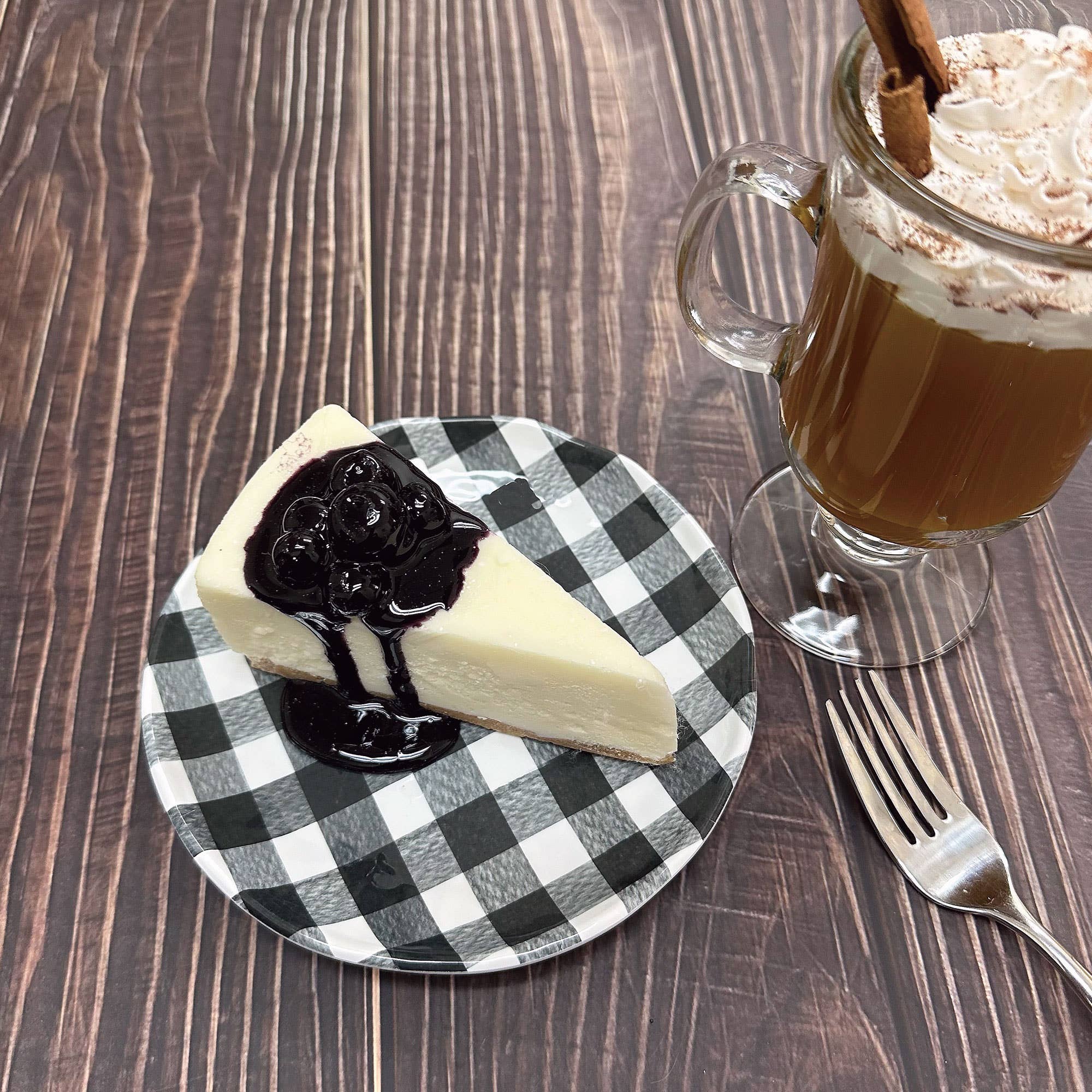 Supreme Housewares - Wholesale Dinner Plate - Gingham 6" Melamine Plates, Black3