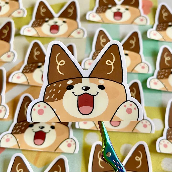 Cool Art Corner - Wholesale Sticker - Heeler Peeker Stickers3