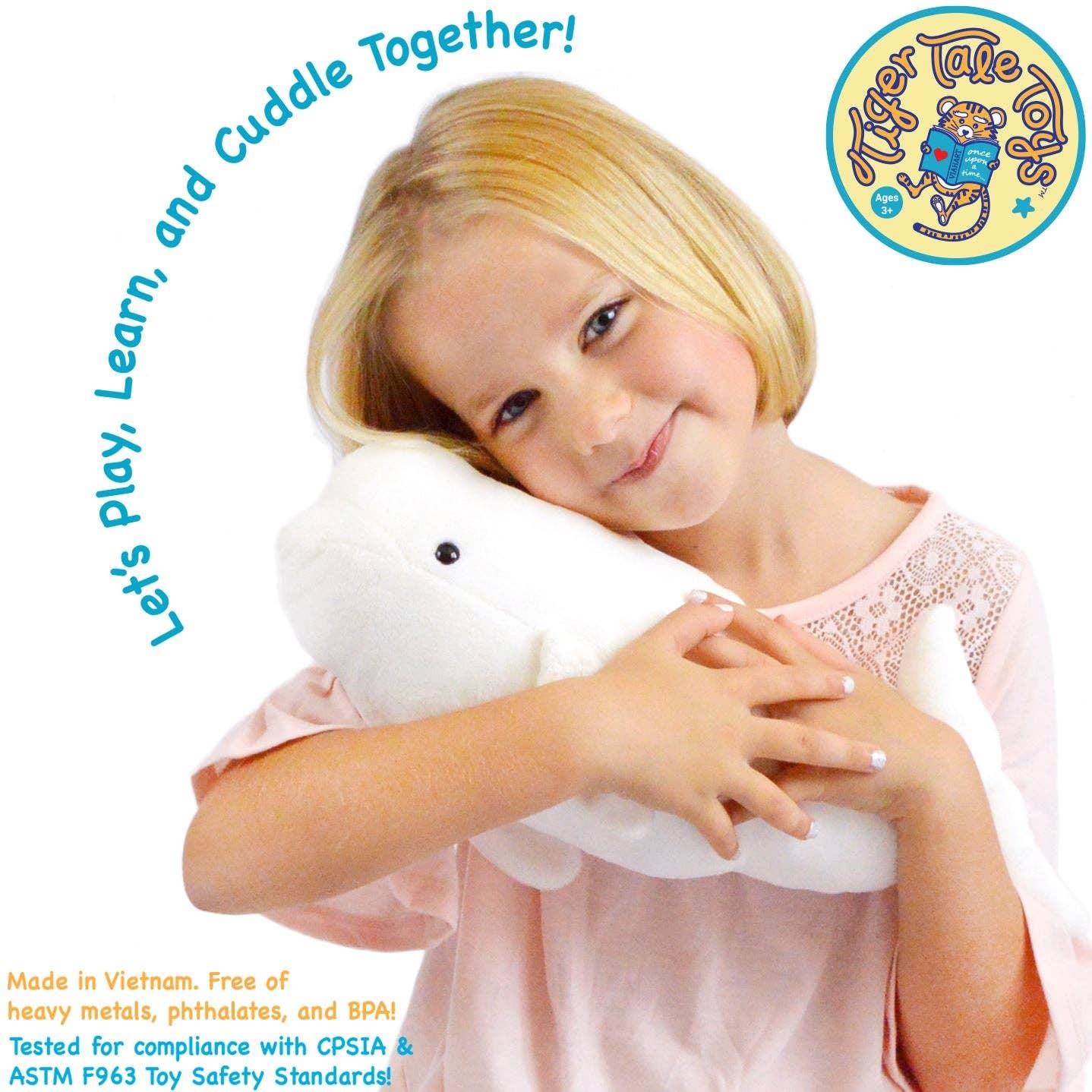 VIAHART Toy Co. - Wholesale Stuffed/Plush Toy - Kids & Baby - Billiam The Beluga | 15 Inch Stuffed Animal Plush1