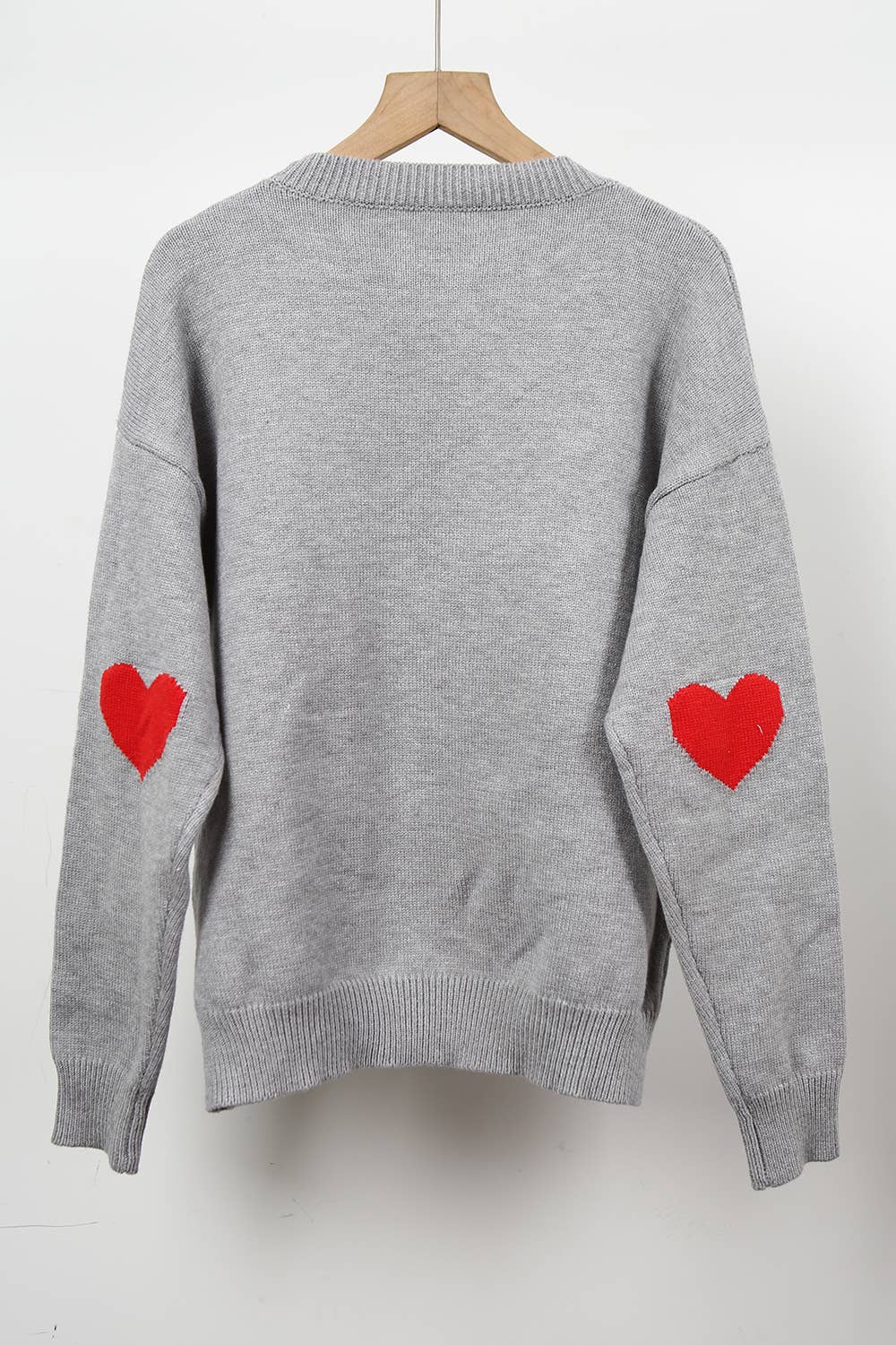 Hope & Sunshine - Wholesale Knit Sweater - Women's - Valentine's Heart Pullover Sweater55